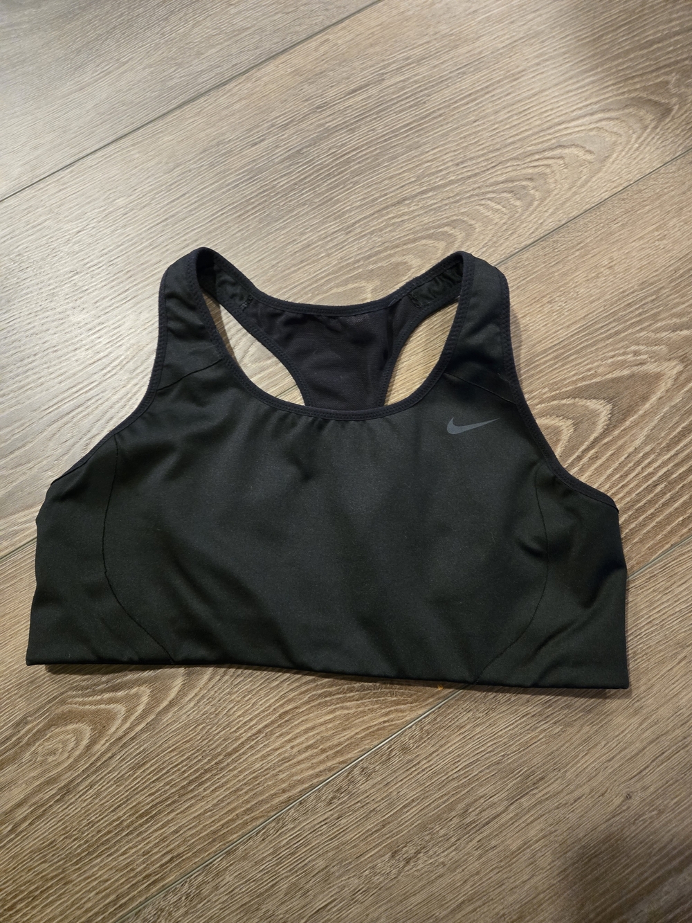 Nike Black Racerback Medium-Impact Sports Bra